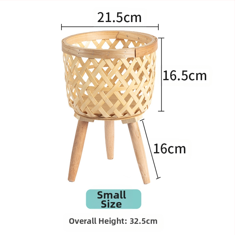 Coș de plante împletit – producție manuală, țesut din viță, decorativ (Material: Viță; Proces: Țesut; Producție: Manual; Personalizare: Da; Categoria: Coș împletit)