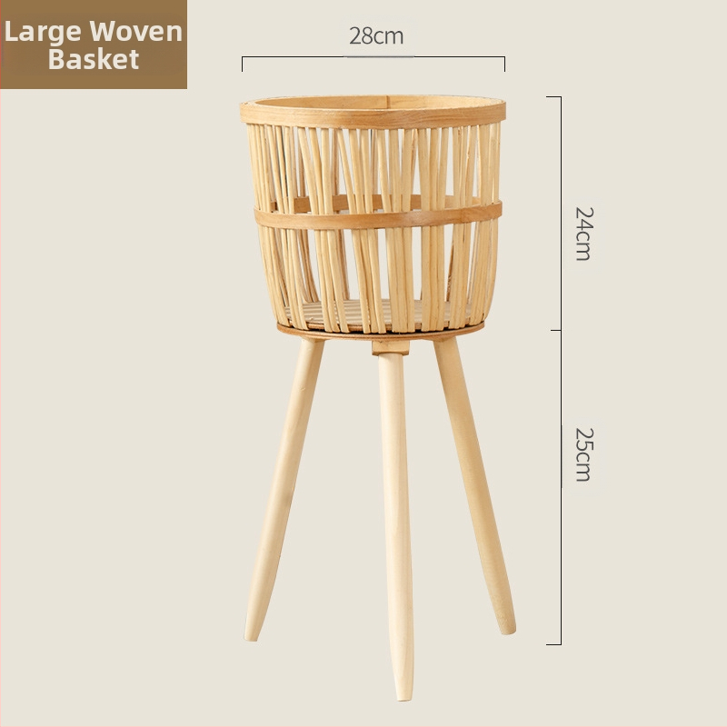 Coș de plante împletit – producție manuală, țesut din viță, decorativ (Material: Viță; Proces: Țesut; Producție: Manual; Personalizare: Da; Categoria: Coș împletit)