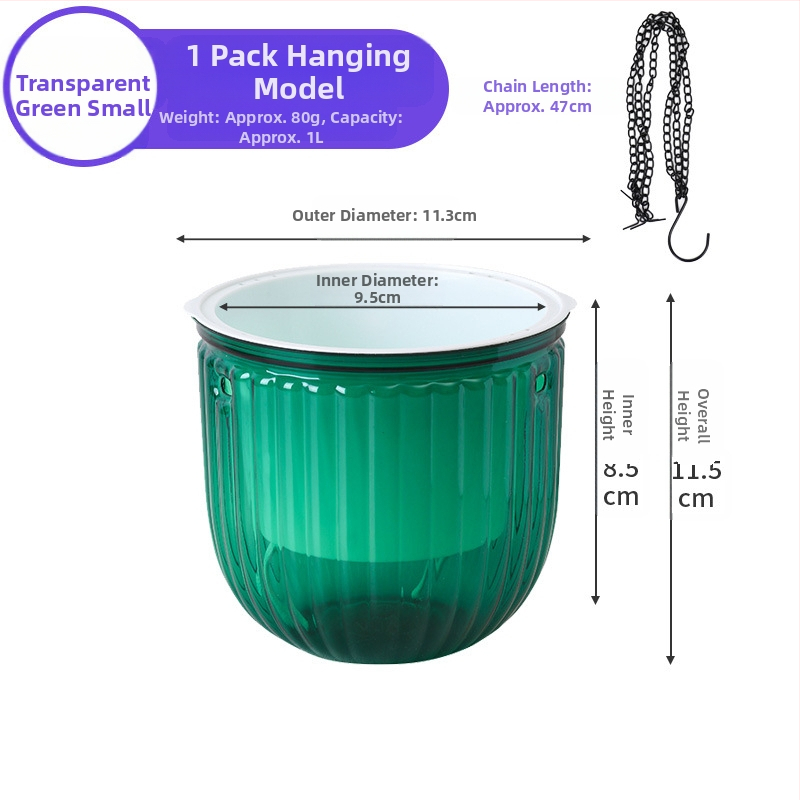 Meixuan lillepott, resiin, rippuv tüüp, injektsioonvormimine