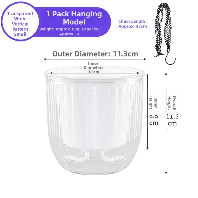 Meixuan lillepott, resiin, rippuv tüüp, injektsioonvormimine