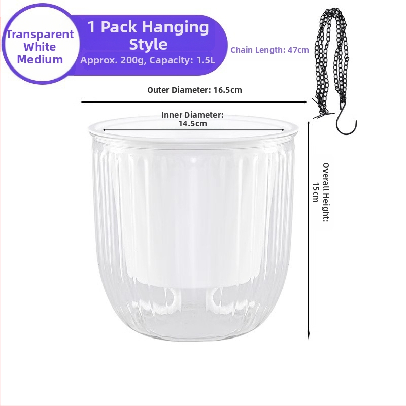 Meixuan lillepott, resiin, rippuv tüüp, injektsioonvormimine