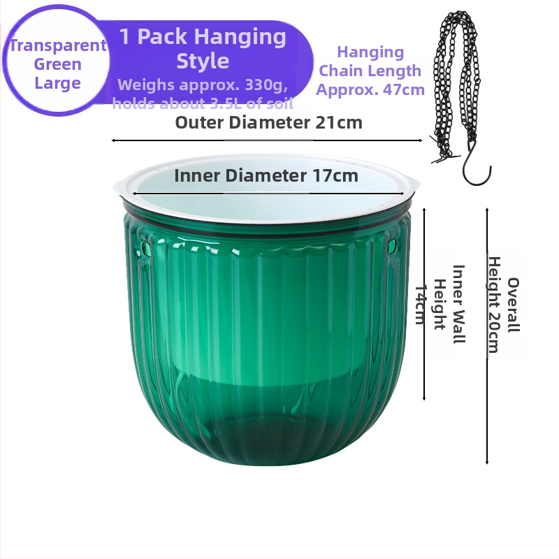 Meixuan lillepott, resiin, rippuv tüüp, injektsioonvormimine