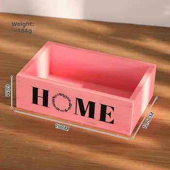 Κλασικός ξύλινος επιτραπέζιος γλαστράκι για παχύφυτα, αναπνεύσιμος και ανθεκτικός στη διάβρωση