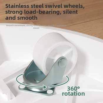 Μετακινούμενη βάση γλαστρών από πλαστικό — απλός φορητός σχεδιασμός, 1 στρώμα, εγκατάσταση σε δάπεδο