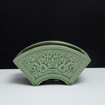 Κεραμική γλάστρα για επιφάνεια εργασίας, συνδυασμένος σχεδιασμός, κατάλληλη για διακόσμηση σπιτιού, οικιακή κηπουρική και κήπο μπαλκονιού.