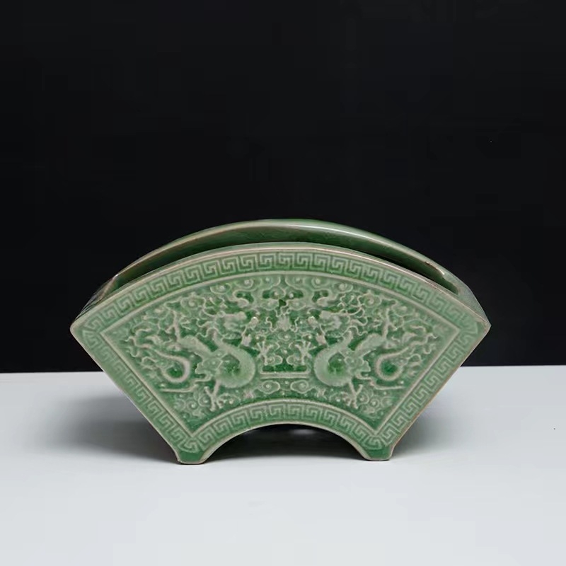 Κεραμική γλάστρα για επιφάνεια εργασίας, συνδυασμένος σχεδιασμός, κατάλληλη για διακόσμηση σπιτιού, οικιακή κηπουρική και κήπο μπαλκονιού.