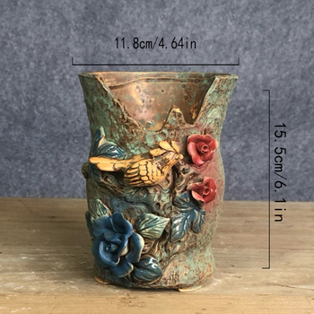 Κεραμική γλάστρα για φυτά, αναπνεύσιμη, ανθεκτική σε παραμορφώσεις και διάβρωση, για τοποθέτηση στο δάπεδο, οικιακή κηπουρική