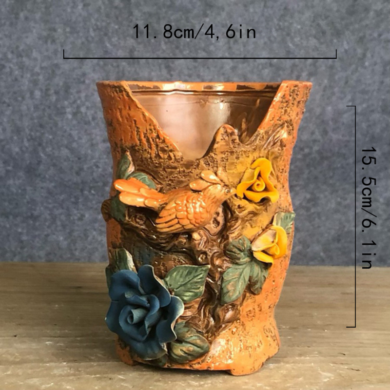 Κεραμική γλάστρα για φυτά, αναπνεύσιμη, ανθεκτική σε παραμορφώσεις και διάβρωση, για τοποθέτηση στο δάπεδο, οικιακή κηπουρική