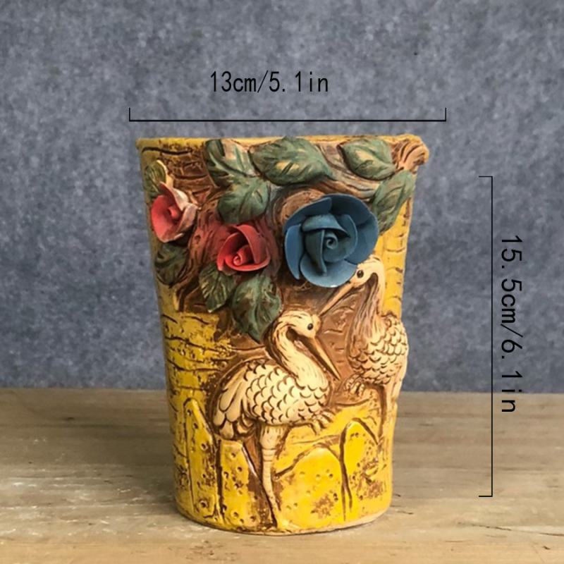 Κεραμική γλάστρα για φυτά, αναπνεύσιμη, ανθεκτική σε παραμορφώσεις και διάβρωση, για τοποθέτηση στο δάπεδο, οικιακή κηπουρική