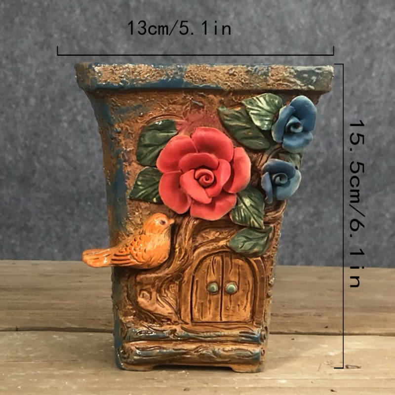 Κεραμική γλάστρα για φυτά, αναπνεύσιμη, ανθεκτική σε παραμορφώσεις και διάβρωση, για τοποθέτηση στο δάπεδο, οικιακή κηπουρική