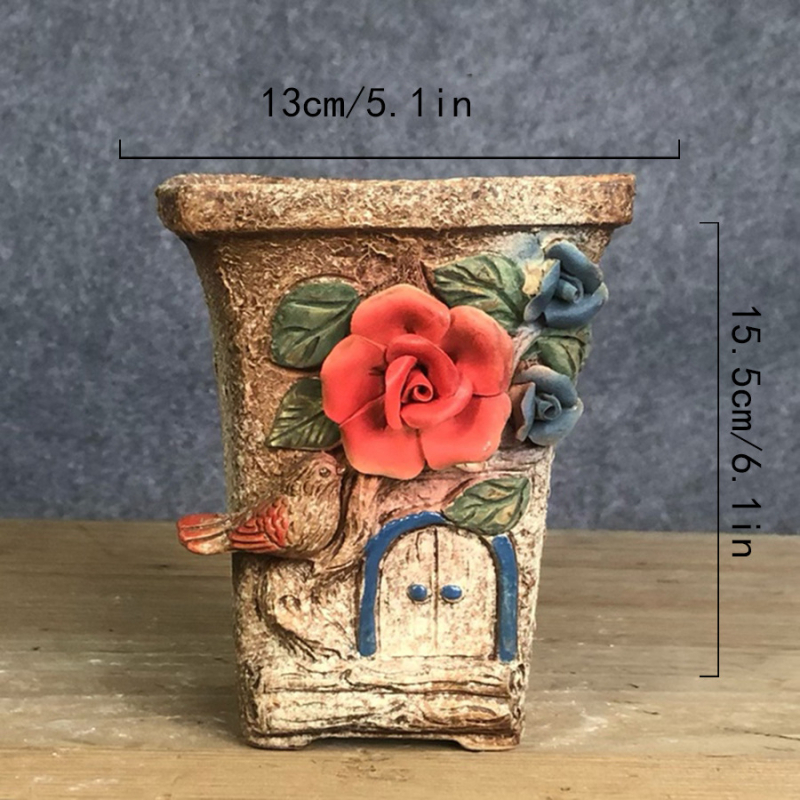 Κεραμική γλάστρα για φυτά, αναπνεύσιμη, ανθεκτική σε παραμορφώσεις και διάβρωση, για τοποθέτηση στο δάπεδο, οικιακή κηπουρική