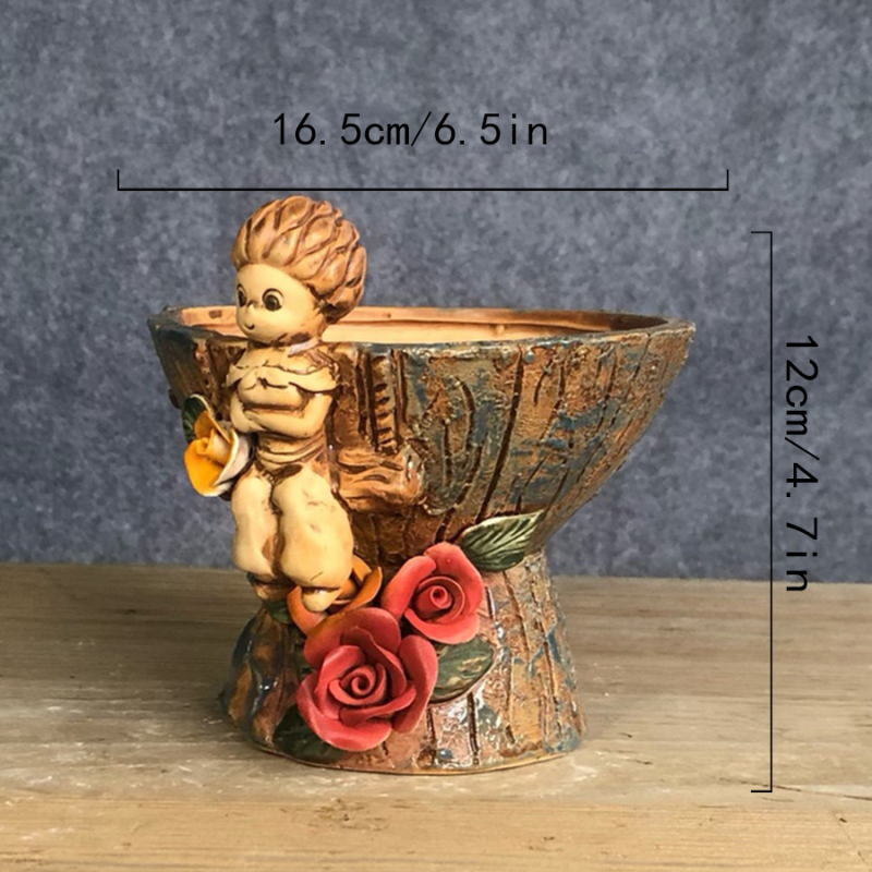 Κεραμική γλάστρα για φυτά, αναπνεύσιμη, ανθεκτική σε παραμορφώσεις και διάβρωση, για τοποθέτηση στο δάπεδο, οικιακή κηπουρική