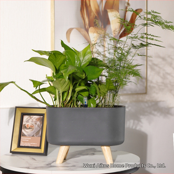 Γλάστρα από πλαστικό, με αυτοποτισμό, εξοικονόμηση νερού, αντοχή στη διάβρωση, διαπνοή; τοίχο ή δάπεδο, σκανδιναβικό στιλ