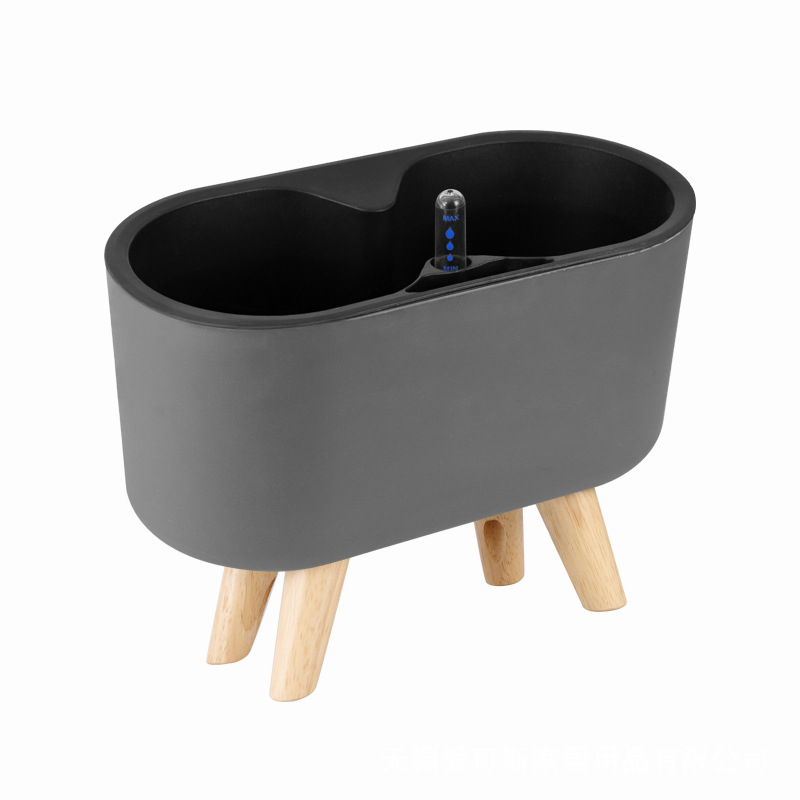 Γλάστρα από πλαστικό, με αυτοποτισμό, εξοικονόμηση νερού, αντοχή στη διάβρωση, διαπνοή; τοίχο ή δάπεδο, σκανδιναβικό στιλ