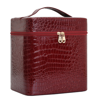 Козметична чанта за домашно съхранение, PU кожа; подплата полиестер; унисекс; преносима