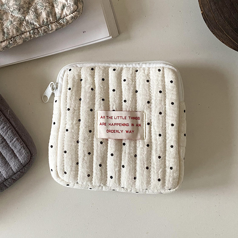 Gentă portabilă multifuncțională pentru machiaj și organizator de accesorii, material bumbac, imprimeu animal, stil street, utilizare zilnică