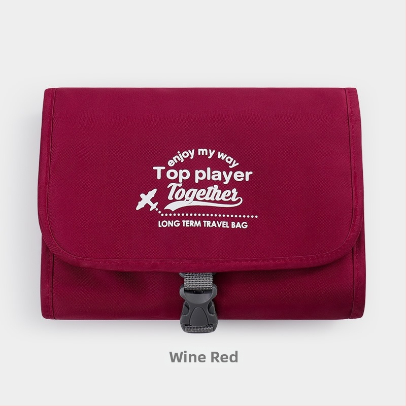 Geantă pentru toalete cu separare uscat-ud, portabilă, material Oxford, design simplu și modern, ideală pentru călătorii și deplasări de afaceri