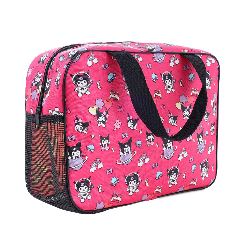 Dianzhi Pai Geantă de toaletă din PVC, stil desen animat – depozitare pentru cosmetice în timpul călătoriilor
