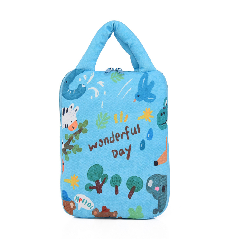 Τσάντα φορητού υπολογιστή – κομψή επαγγελματική τσάντα για Apple φορητούς υπολογιστές και iPad, ύφασμα από βαμβάκι και λινό, επένδυση νάιλον, αναπνέουσα, υπερ-ελαφριά, ανθεκτική στους κραδασμούς