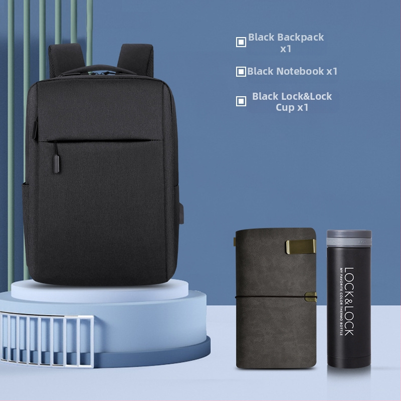 Σετ δώρων με σακίδιο - μοντέρνο και απλό εταιρικό δώρο για το προσωπικό και τους συναδέλφους