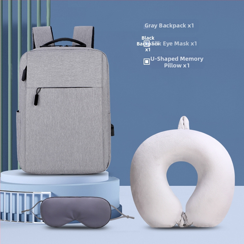 Σετ δώρων με σακίδιο - μοντέρνο και απλό εταιρικό δώρο για το προσωπικό και τους συναδέλφους