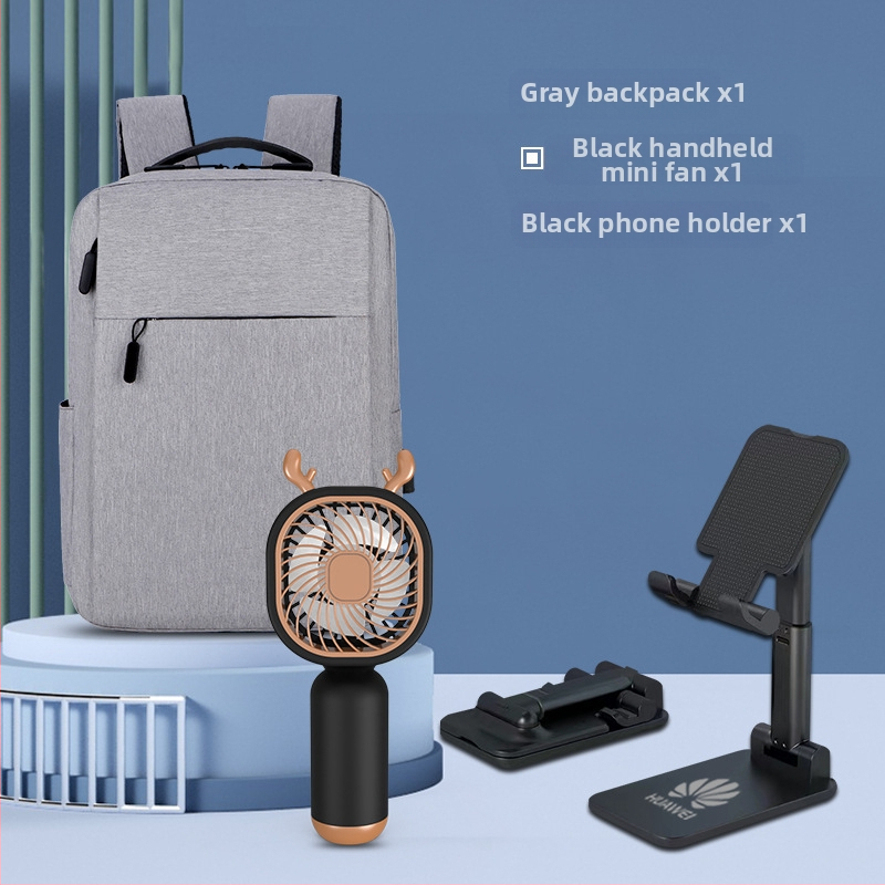 Σετ δώρων με σακίδιο - μοντέρνο και απλό εταιρικό δώρο για το προσωπικό και τους συναδέλφους