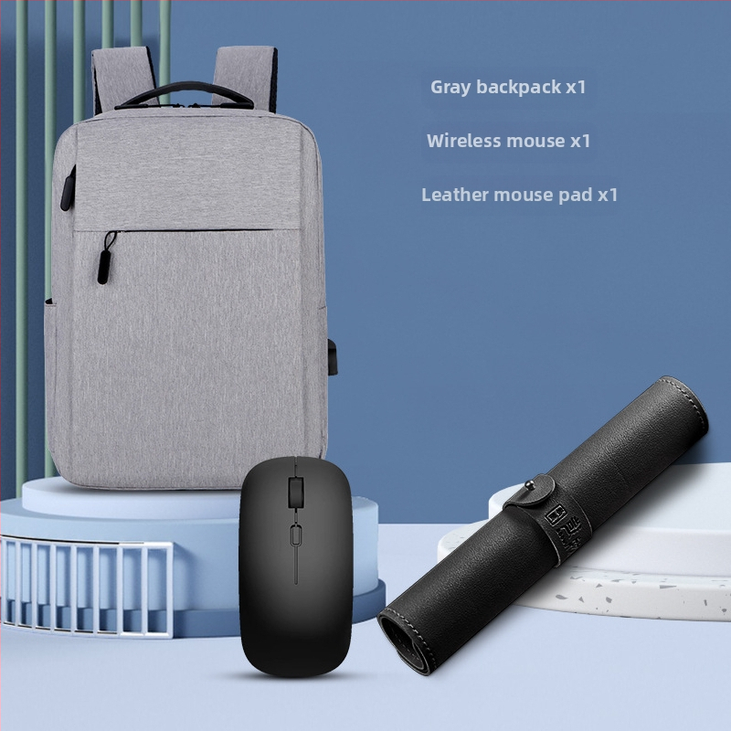 Σετ δώρων με σακίδιο - μοντέρνο και απλό εταιρικό δώρο για το προσωπικό και τους συναδέλφους