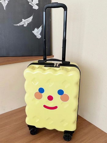 Αποσκευή από πολυεστέρα για αναψυχή ταξιδιών με ενσωματωμένη θήκη τηλεφώνου — ουδέτερος σχεδιασμός