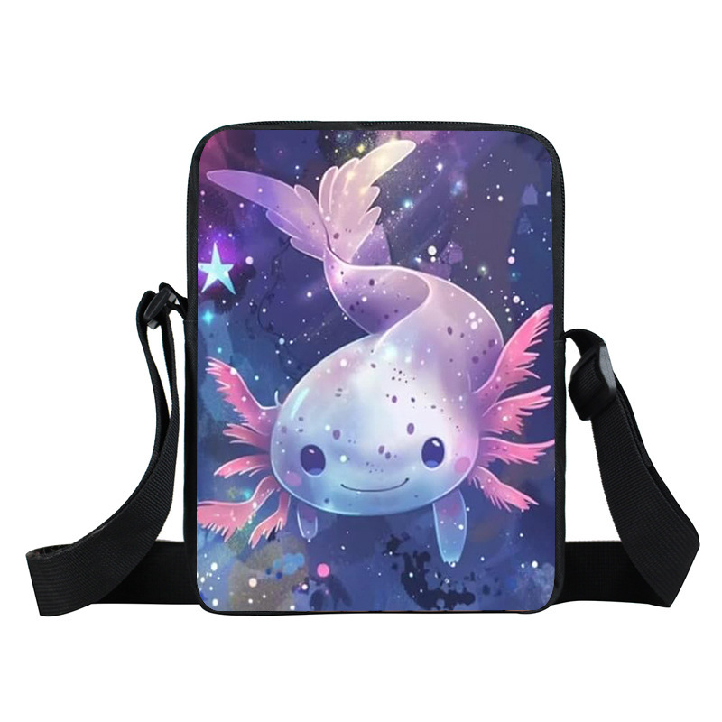 Αθλητική τσάντα με ιμάντα για τον ώμο - Unisex, Ανιμέ μοτίβο, Πολυεστέρας, Καλοκαίρι 2024, Για υπαίθριες αθλητικές δραστηριότητες