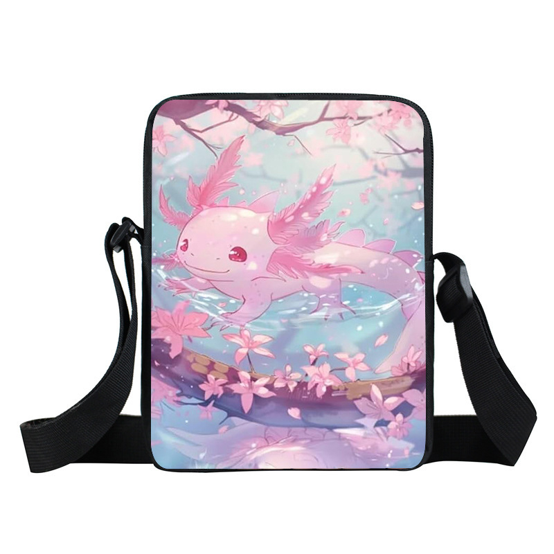 Αθλητική τσάντα με ιμάντα για τον ώμο - Unisex, Ανιμέ μοτίβο, Πολυεστέρας, Καλοκαίρι 2024, Για υπαίθριες αθλητικές δραστηριότητες