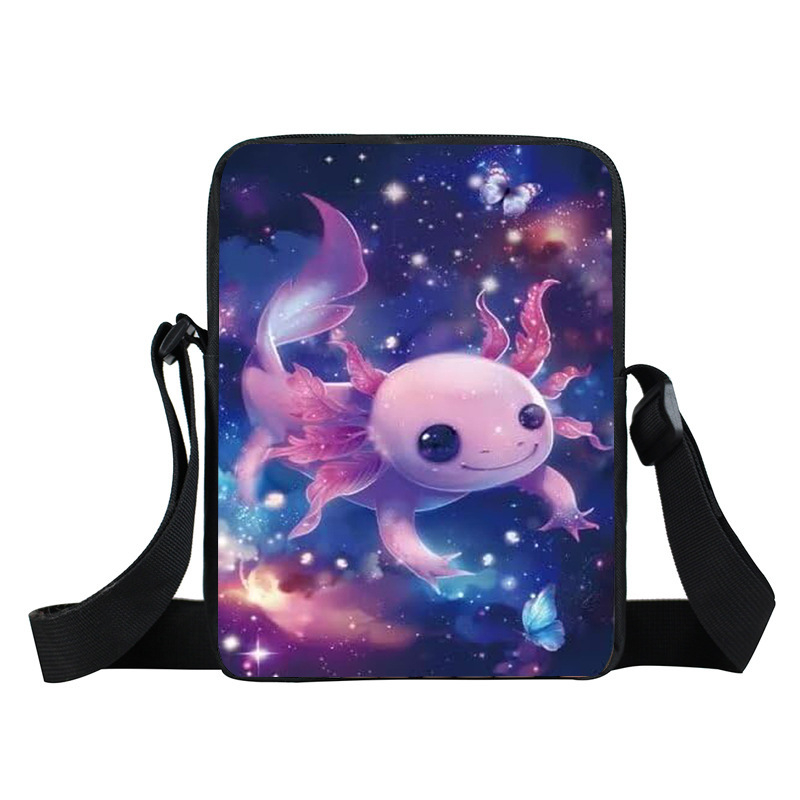 Αθλητική τσάντα με ιμάντα για τον ώμο - Unisex, Ανιμέ μοτίβο, Πολυεστέρας, Καλοκαίρι 2024, Για υπαίθριες αθλητικές δραστηριότητες