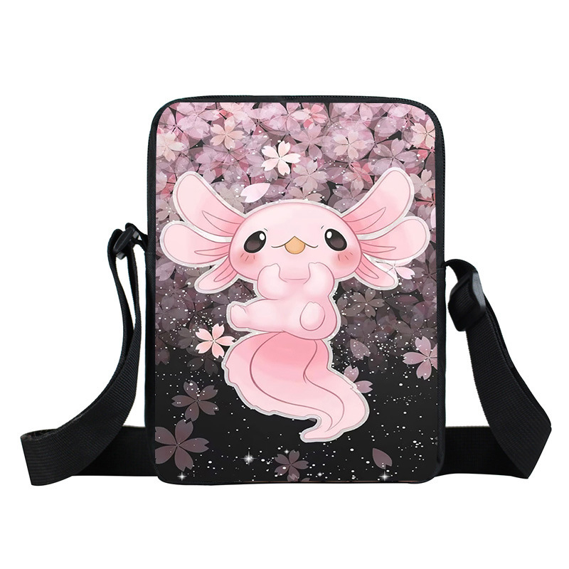 Αθλητική τσάντα με ιμάντα για τον ώμο - Unisex, Ανιμέ μοτίβο, Πολυεστέρας, Καλοκαίρι 2024, Για υπαίθριες αθλητικές δραστηριότητες