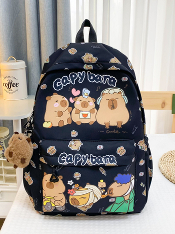 Unisex σχολικό σακίδιο με μοντέρνο ζωικό σχέδιο, 20-35L Νάιλον, εργονομικοί καμπύλοι ιμάντες, αναπνεύσιμος σχεδιασμός