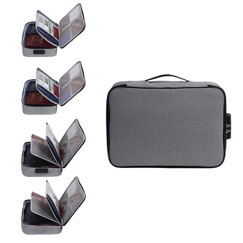 Longhui 016 Θήκη πιστοποιητικών και εγγράφων ταυτότητας, Πολυεστέρας, Κλείσιμο με φερμουάρ