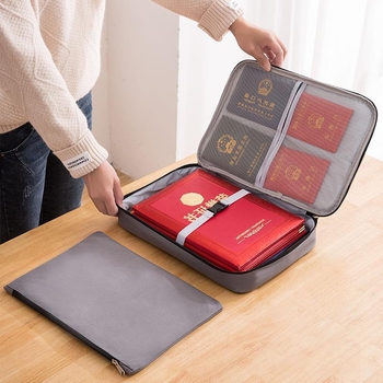 Longhui 016 Θήκη πιστοποιητικών και εγγράφων ταυτότητας, Πολυεστέρας, Κλείσιμο με φερμουάρ