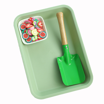 Montessori Μεταλλικό Φτυάρι Χειρός — Παιχνίδι για παιδιά 3–6 ετών, ανάπτυξη συντονισμού ματιού-χεριού και λεπτών κινητικών ικανότητών