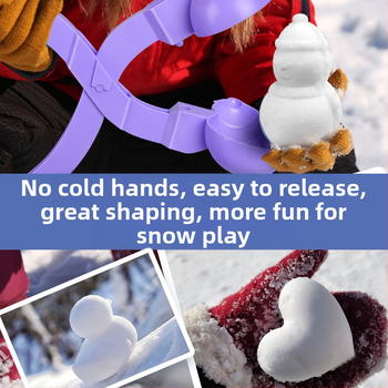 Πλαστικό κλιπ για χιονόμπαλες για παιδιά, εξωτερικό παιχνίδι, κατάλληλο για ηλικίες 7–14 ετών, 3C πιστοποιημένο