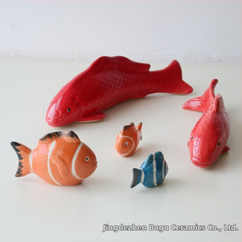 Κεραμικά διακοσμητικά ενυδρείου: φιγούρες βατράχων και παπιών, μοντέρνο και απλό στυλ