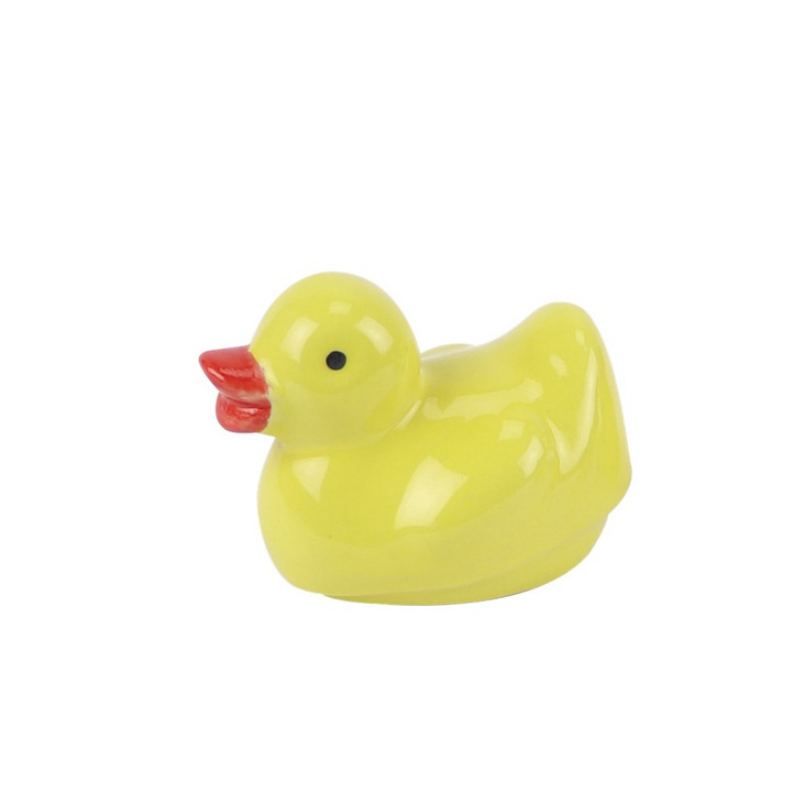 Κεραμικά διακοσμητικά ενυδρείου: φιγούρες βατράχων και παπιών, μοντέρνο και απλό στυλ