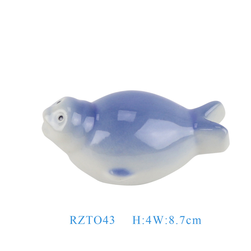 Κεραμικά διακοσμητικά ενυδρείου: φιγούρες βατράχων και παπιών, μοντέρνο και απλό στυλ