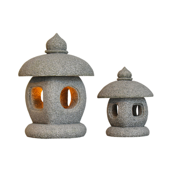 Мини каменен фенер за микро пейзаж – японски стил, имитационен камък, занаят 553186337, за бонсай и аквариум