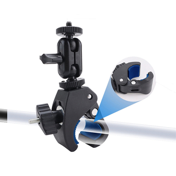 Universal σφιγκτήρας σωλήνα για smartphones και κάμερες δράσης — μοντέλο Universal, υλικό πλαστικό/μέταλλο, σταθερή λήψη