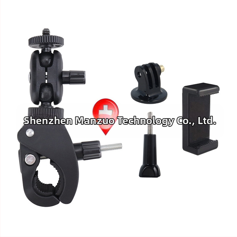 Universal σφιγκτήρας σωλήνα για smartphones και κάμερες δράσης — μοντέλο Universal, υλικό πλαστικό/μέταλλο, σταθερή λήψη