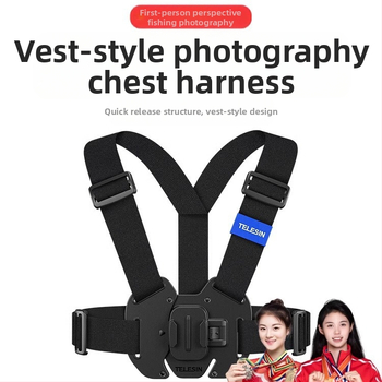 TELESIN εξάρτημα στήριξης κάμερας δράσης συμβατό με GoPro 12, Insta360 X3/X4 και DJI Action 5/4/3