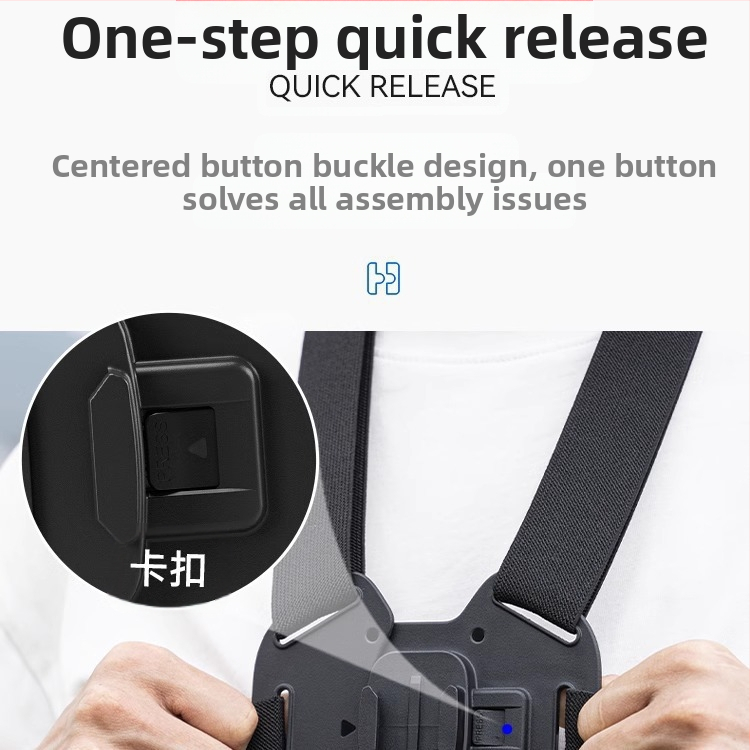 TELESIN univerzálny držiak na akčnú kameru kompatibilný s GoPro 12, Insta360 X3/X4 a DJI Action 5/4/3