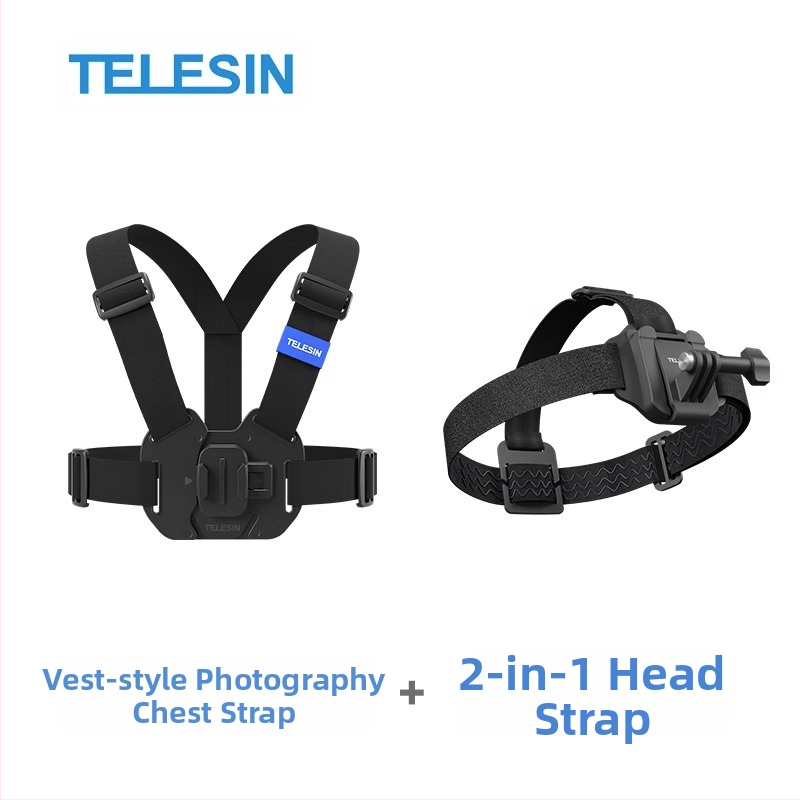 TELESIN εξάρτημα στήριξης κάμερας δράσης συμβατό με GoPro 12, Insta360 X3/X4 και DJI Action 5/4/3