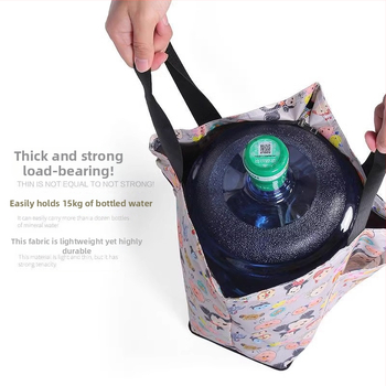 Αναδιπλούμενη αδιάβροχη οικολογικά φιλική τσάντα αγορών, χωρητικότητας 36–55 L, ύφασμα νάιλον, 2 ιμάντες ώμου, διαπνέουσα και αδιάβροχη, κατάλληλη για αναψυχή και ταξίδια.