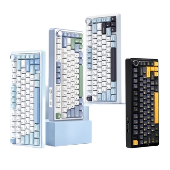 Wolf Spider F75 механична клавиатура - 75 клавиши, gasket конструкция, hot-swappable, RGB подсветка, три режима на свързаност