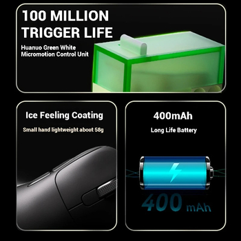 Ajazz Aj179 Apex Ασύρματο Ποντίκι για Παιχνίδια με Οπτικό Αισθητήρα, 26000 DPI, 2.4G/Bluetooth, 6 Κουμπιά, Βάση Φορτιστή