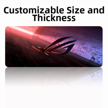 Μεγάλη επιφάνεια ποντικιού gaming — καουτσούκ + ύφασμα, αντιολισθητική επιφάνεια, εκτύπωση με μεταφορά θερμότητας, λογότυπο τυπωμένο, OEM προσαρμογή